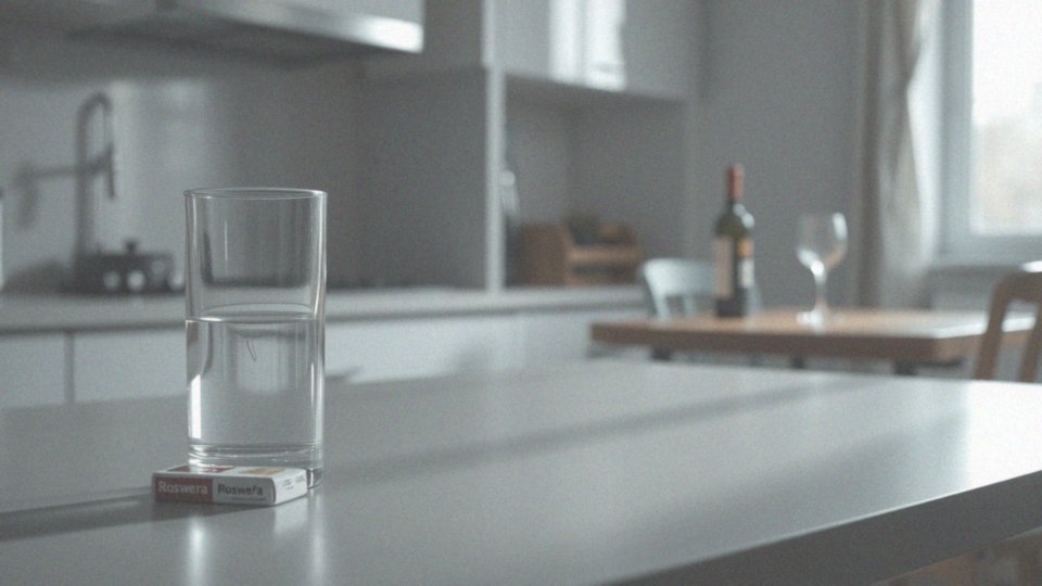 Jakie są interakcje Roswery z alkoholem?