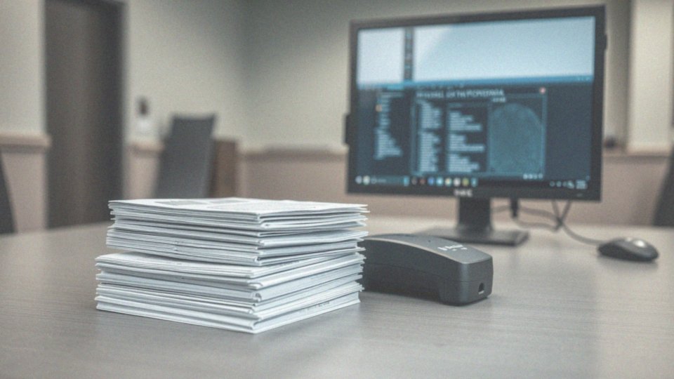 Jak wyglądają czynności administracyjne przy pobieraniu odcisków palców?