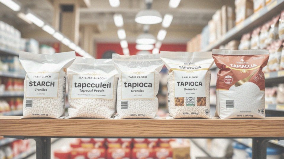 Jakie są dostępne rodzaje tapioki w sklepach stacjonarnych?