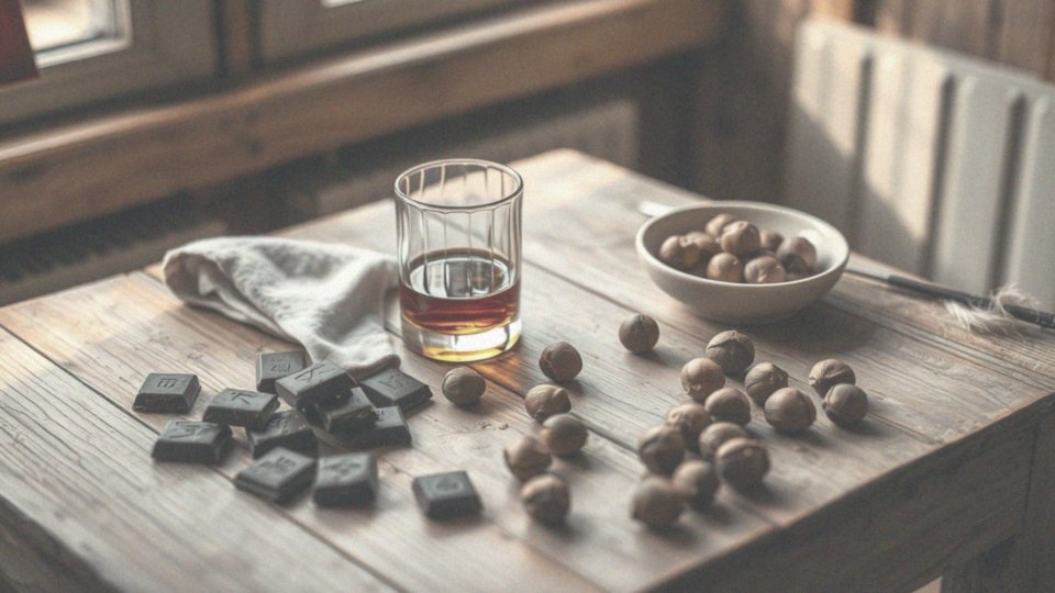 Jakie efekty daje połączenie brandy z czekoladą lub orzechami?