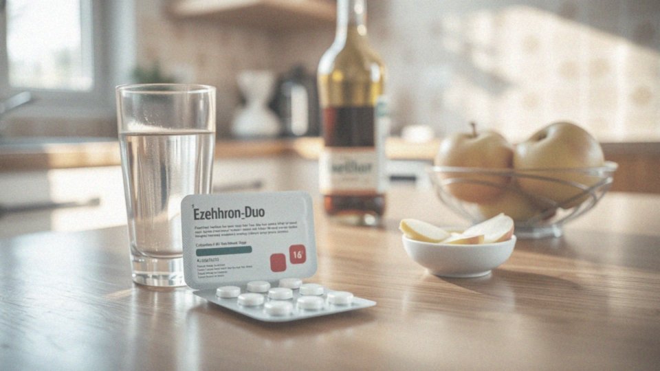 Dlaczego pacjenci powinni unikać alkoholu podczas stosowania Ezehron Duo?